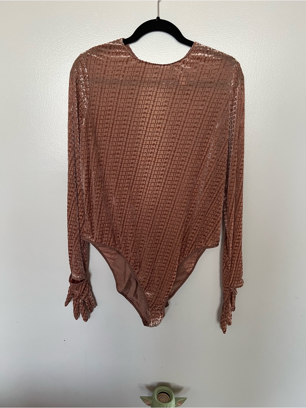 Skims Velvet Logo Glove Bodysuit Sz 4X NWT
